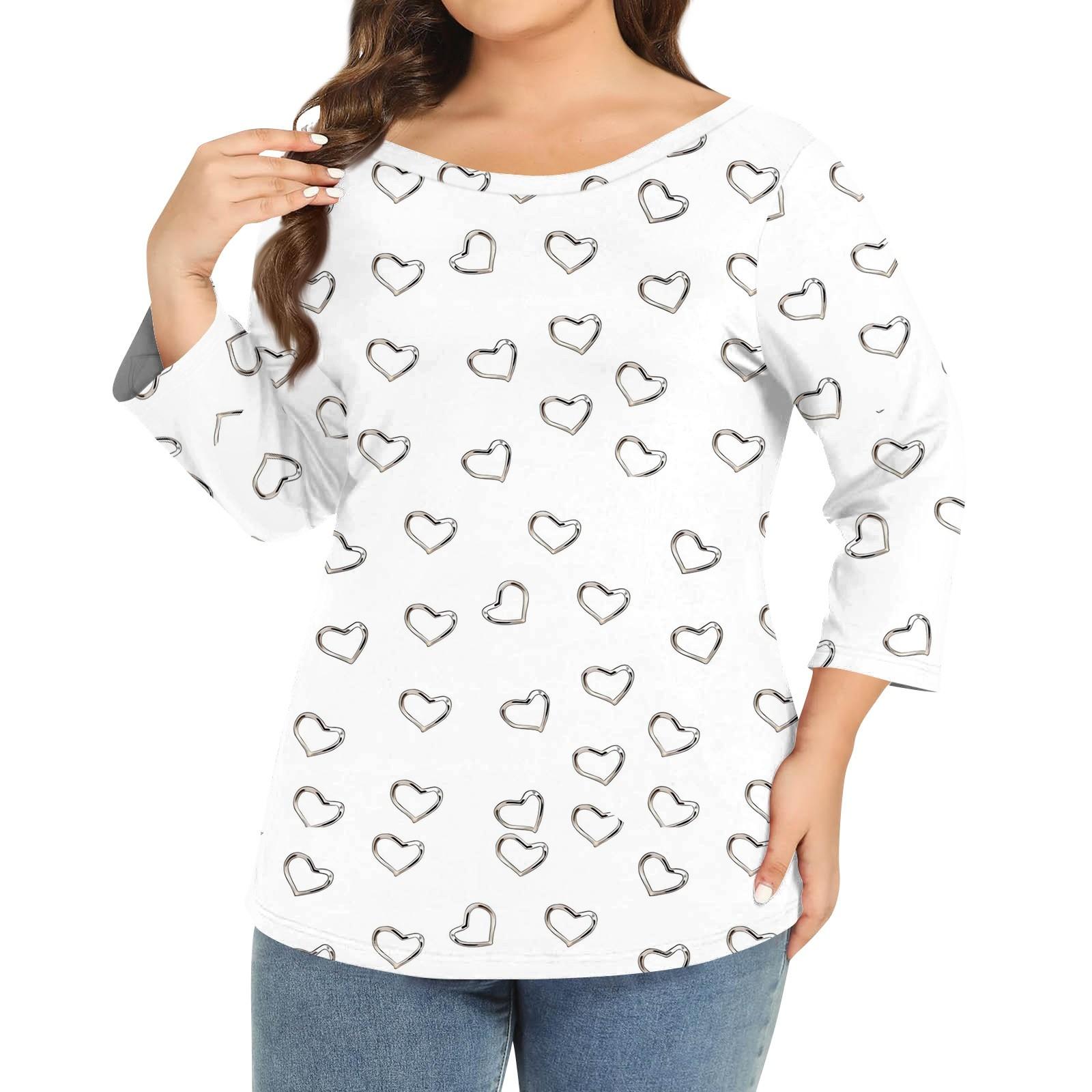 Женский однотонный топ больших размеров с круглым вырезом и рукавами 3/4 XXL
Женский однотонный топ больших размеров с круглым вырезом и рукавами 3/4 XXL