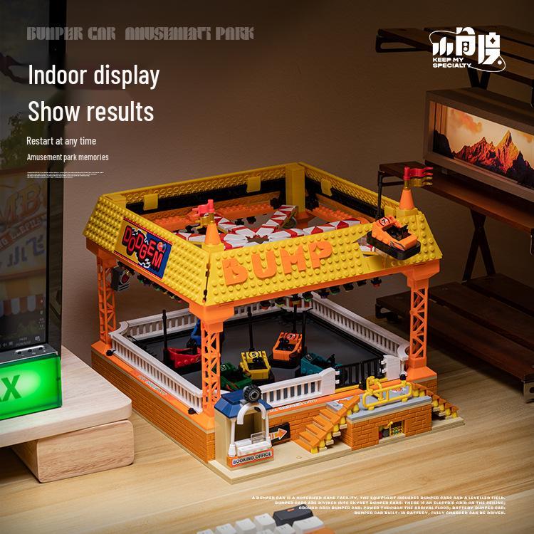 JD037 Children s Playground Bumper Car Building Blocks - Street Scene Model Birthday Gift
JD037 Children s Playground Bumper Car Building Blocks - Street Scene Model Birthday Gift