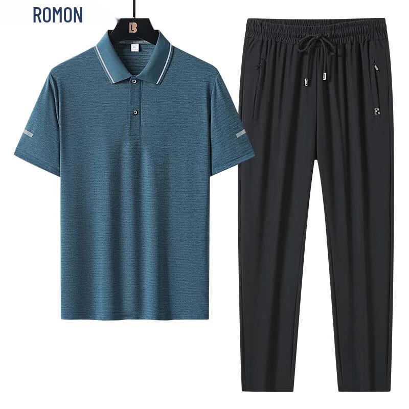 Romon Men s Ice Silk Polo Tracksuit 6XL
Romon Men s Ice Silk Polo Tracksuit 6XL