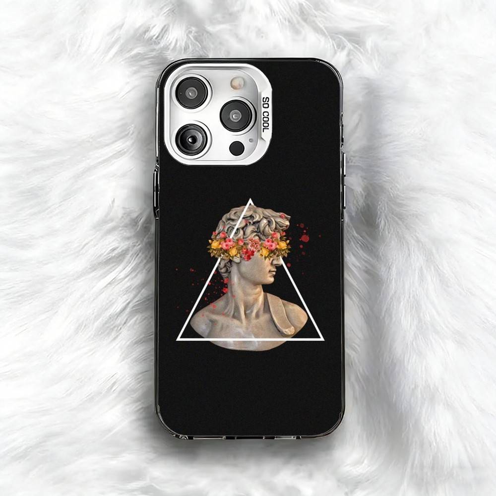 Creative Parody D-David Greek Phone Case For iPhone 16 17 15 14 12 13 Pro Max Black Color Shockproof Cover iPhone16se4
Creative Parody D-David Greek Phone Case For iPhone 16 17 15 14 12 13 Pro Max Black Color Shockproof Cover iPhone16se4