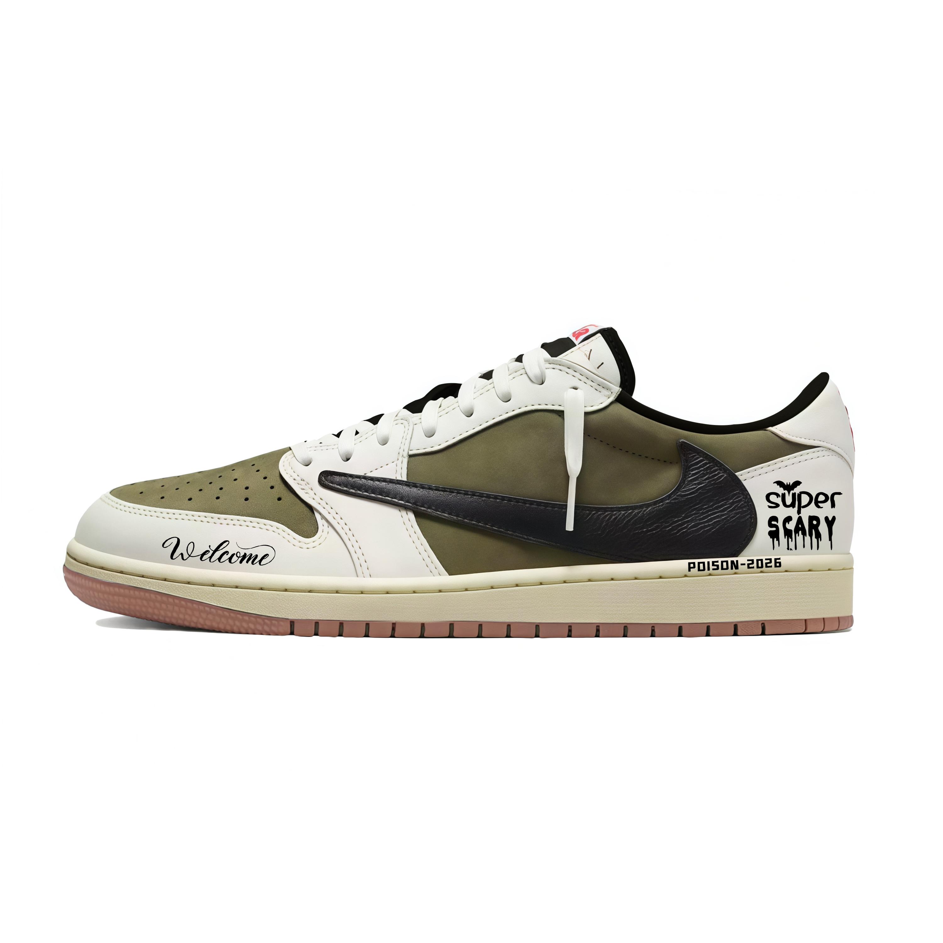 Travis Scott x Jordan Air Jordan 1 Beige Green Journey Travis Scott X AJ1 Low Cushioning Low top DZ4137-700(Team1698-) 43
Travis Scott x Jordan Air Jordan 1 Beige Green Journey Travis Scott X AJ1 Low Cushioning Low top DZ4137-700(Team1698-) 43