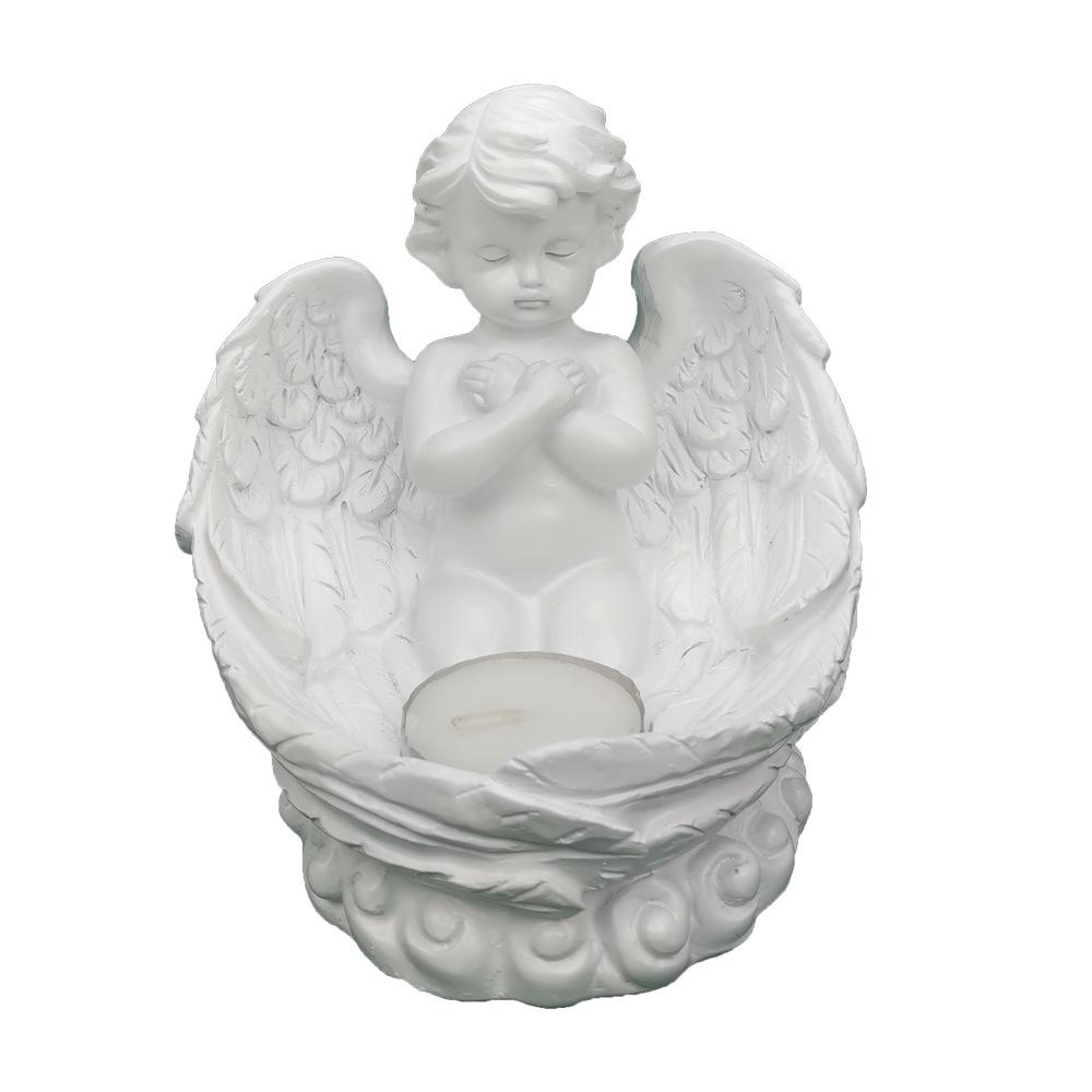 Nordic Angel Resin LED Tea Light Ornaments for Living Room Decor
Nordic Angel Resin LED Tea Light Ornaments for Living Room Decor