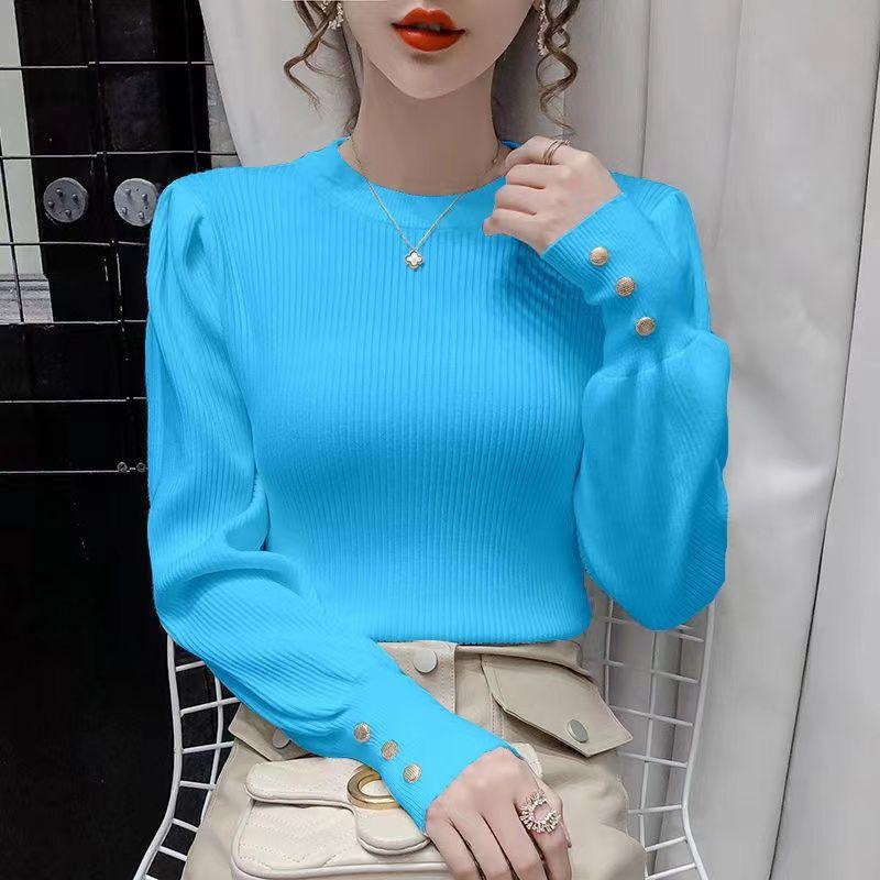 Свитер с рукавами-фонариками Базовый свитер Женский Популярный Приталенный Осенне-зимний Топ в западном стиле Пуловер Вязаный свитер M синий
Свитер с рукавами-фонариками Базовый свитер Женский Популярный Приталенный Осенне-зимний Топ в западном стиле Пуловер Вязаный свитер M синий