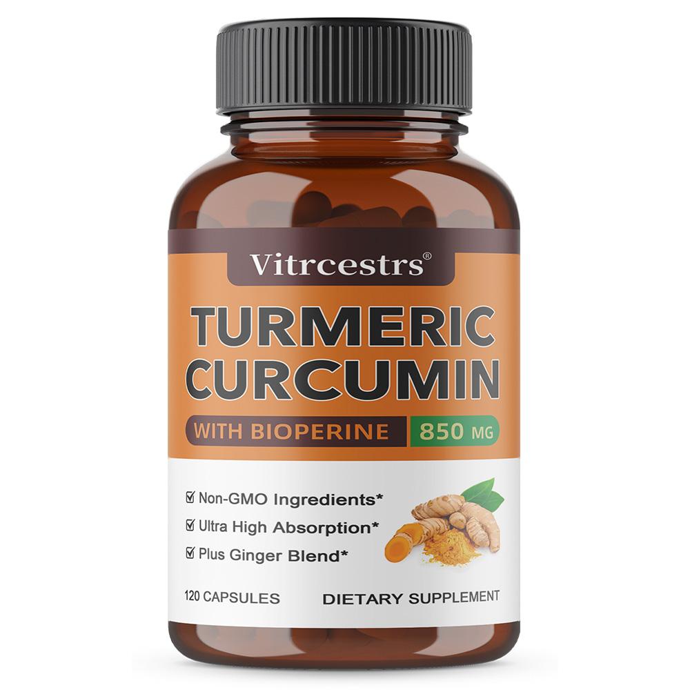 Turmeric Curcumin With Bioperine 850 Mg Dietary Supplement, 120 Capsules Per Bottle 120 Capsules
Turmeric Curcumin With Bioperine 850 Mg Dietary Supplement, 120 Capsules Per Bottle 120 Capsules
