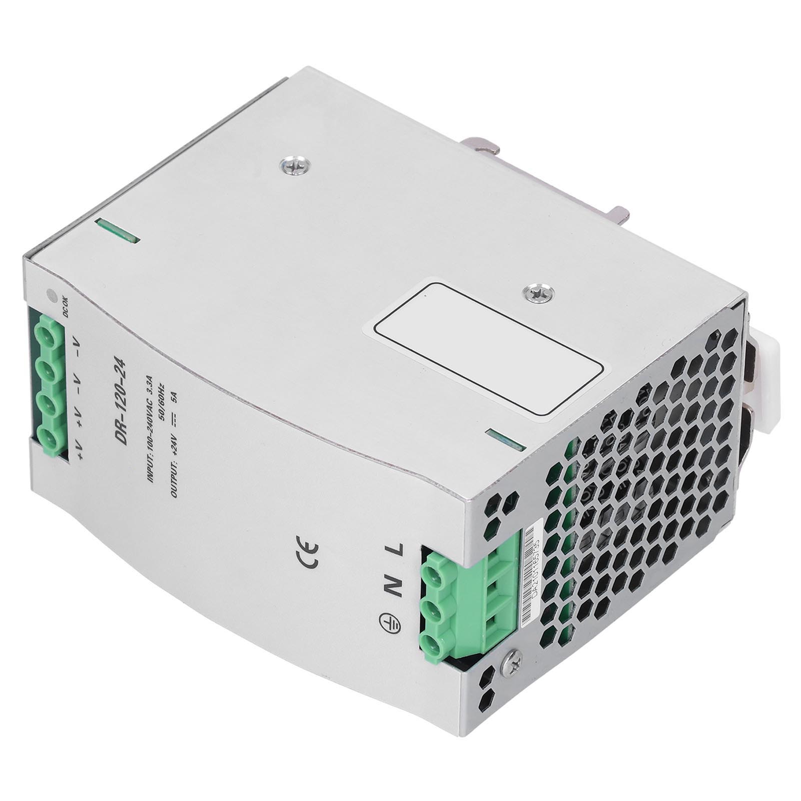 Імпульсне джерело живлення BERM DinRail 24V5A 120W Driver Adapter Voltage Equipment DR12024
Імпульсне джерело живлення BERM DinRail 24V5A 120W Driver Adapter Voltage Equipment DR12024