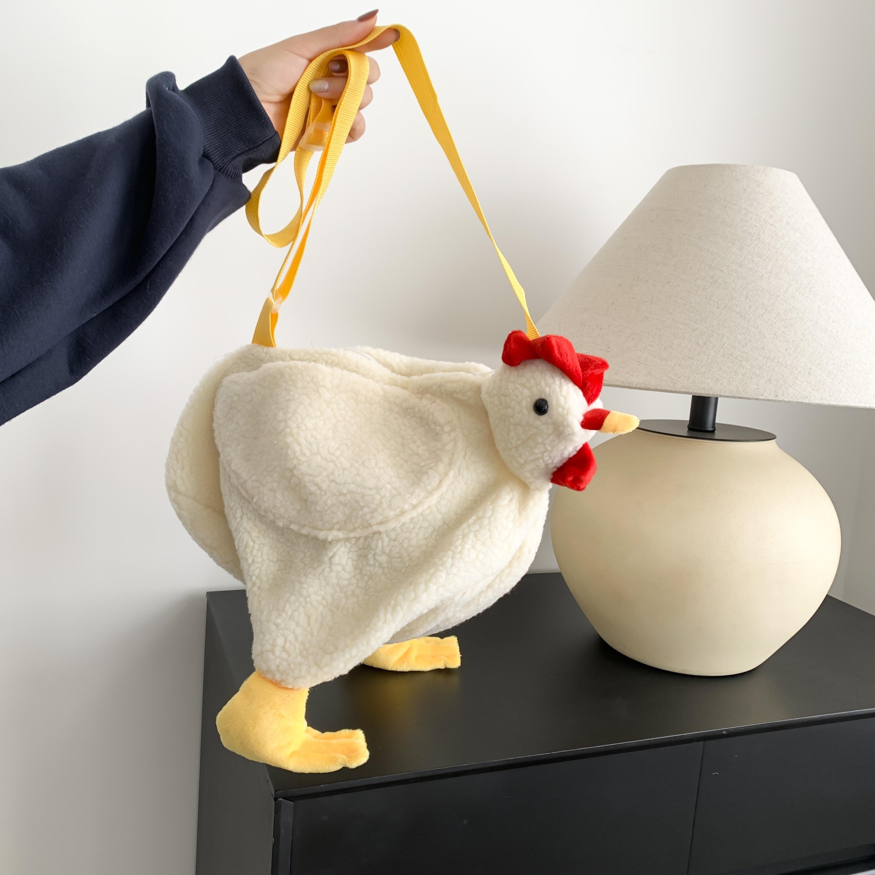 Women s Cartoon Crossbody Bags, Creative Cute Chicken Shaped Bag, Teen Girl s Handbag Shoulder Bag, Plush Fur Underarm Bag Purse
Women s Cartoon Crossbody Bags, Creative Cute Chicken Shaped Bag, Teen Girl s Handbag Shoulder Bag, Plush Fur Underarm Bag Purse