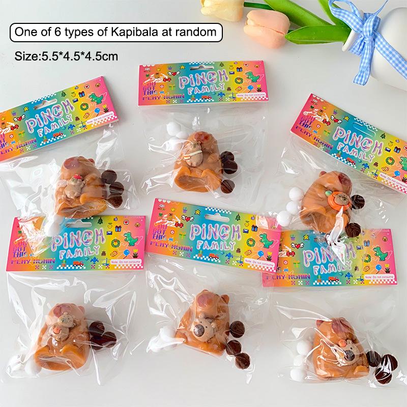 Cute Soft Capybara Pinching Toy Cute Sticky Texture Silicone Toys Kawaii Slow Rebound Decompression Toy Happy Kids Toys Gifts
Cute Soft Capybara Pinching Toy Cute Sticky Texture Silicone Toys Kawaii Slow Rebound Decompression Toy Happy Kids Toys Gifts
