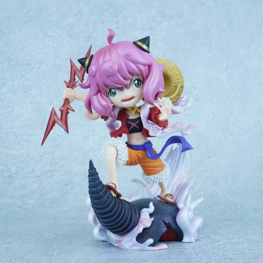 SPY×FAMILY Anya Forger as One Piece Nika Luffy Action Figure Toys 18CM no box
SPY×FAMILY Anya Forger as One Piece Nika Luffy Action Figure Toys 18CM no box