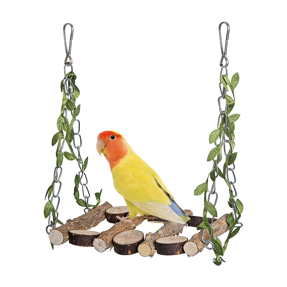 Bird Toys For Conures Climbing Swing Perch Chew Toys Perch Stand For Parrot For Finch African Grey Cockatoo Cockatiel Conure
Bird Toys For Conures Climbing Swing Perch Chew Toys Perch Stand For Parrot For Finch African Grey Cockatoo Cockatiel Conure
