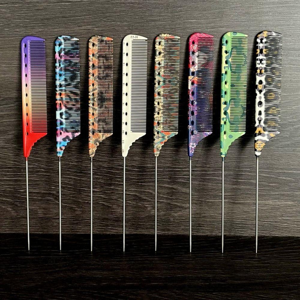 Антистатическая расческа с острым хвостом, щетка для окрашивания волос с мелкими зубцами, парикмахерские принадлежности, расческа для волос с хвостом, салон M-11
Антистатическая расческа с острым хвостом, щетка для окрашивания волос с мелкими зубцами, парикмахерские принадлежности, расческа для волос с хвостом, салон M-11