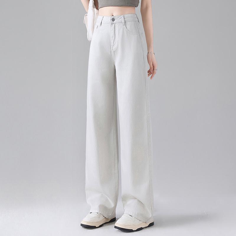 Women s Khaki Tencel High-Waisted Wide-Leg Pants: Summer Slimming, Casual, Narrow Straight Leg L білий/сірий колір
Women s Khaki Tencel High-Waisted Wide-Leg Pants: Summer Slimming, Casual, Narrow Straight Leg L білий/сірий колір