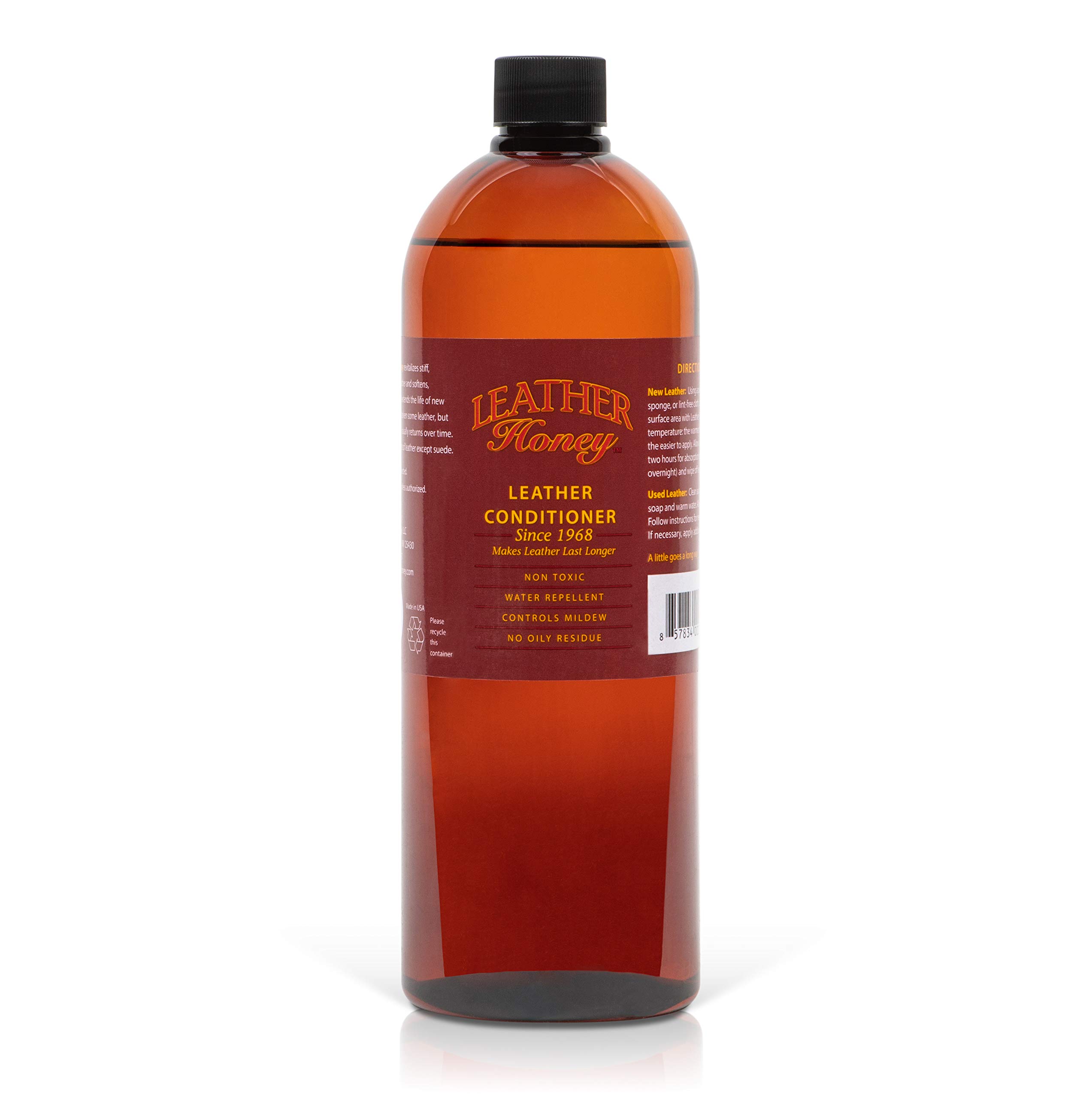 Leather Honey Leather — лучший кондиционер для кожи, созданный в 1968 году и произведенный в США для использования в кожаных автомобильных сумках и аксессуарах.
Leather Honey Leather — лучший кондиционер для кожи, созданный в 1968 году и произведенный в США для использования в кожаных автомобильных сумках и аксессуарах.