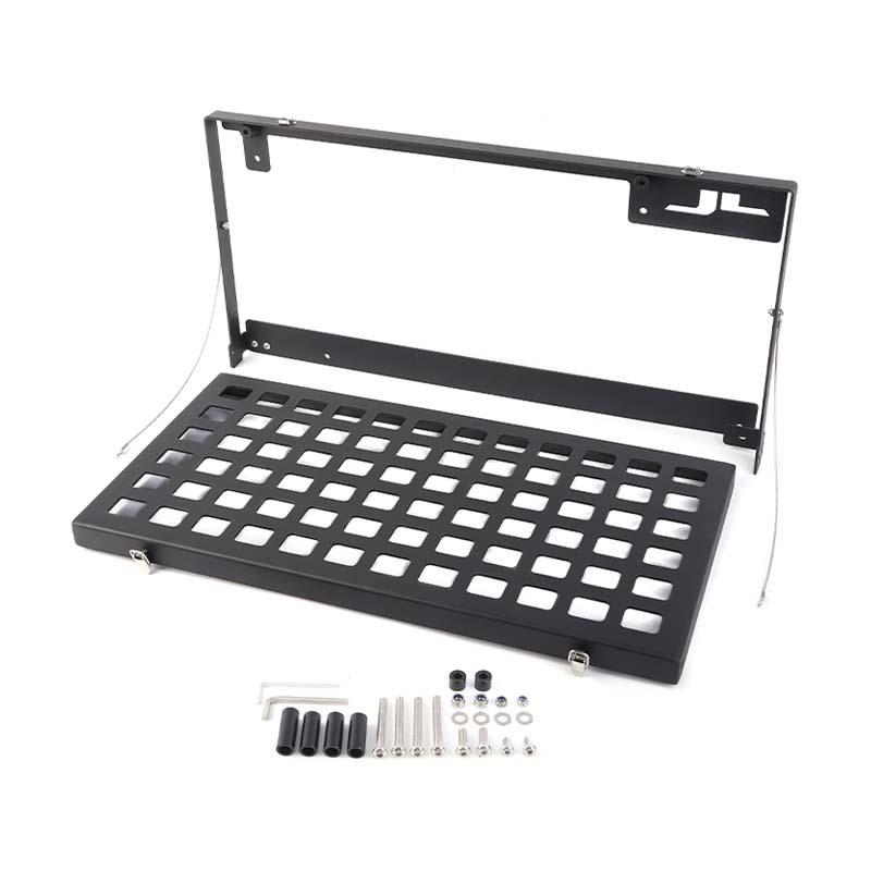 Металлическая стойка для хранения багажа багажника, складная полка для Jeep Wrangler JL 2018 Up, автомобильные аксессуары
Металлическая стойка для хранения багажа багажника, складная полка для Jeep Wrangler JL 2018 Up, автомобильные аксессуары