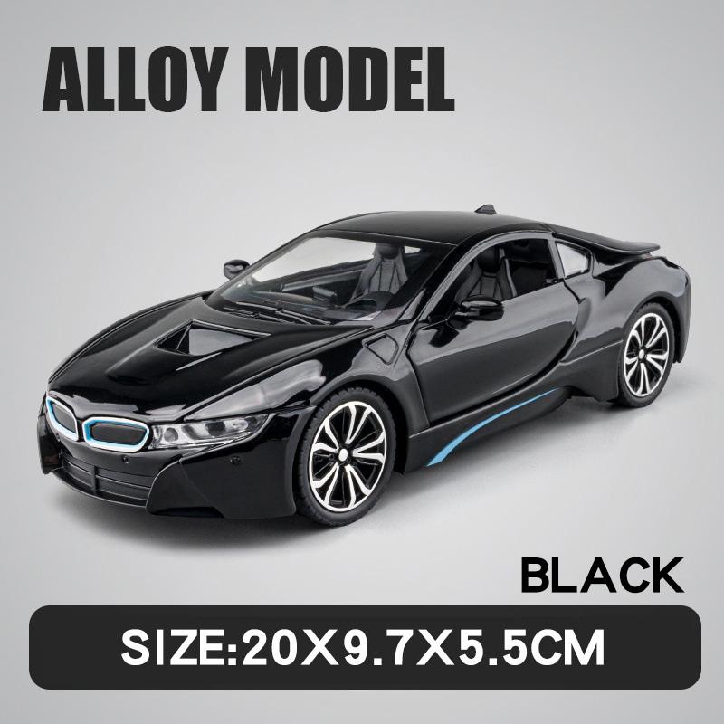 1:22 i8 Sports Car Alloy Diecast Model Car Vehicle Collection Simulation Sound & Light Toys Car Children Birthday Day Gifts
1:22 i8 Sports Car Alloy Diecast Model Car Vehicle Collection Simulation Sound & Light Toys Car Children Birthday Day Gifts