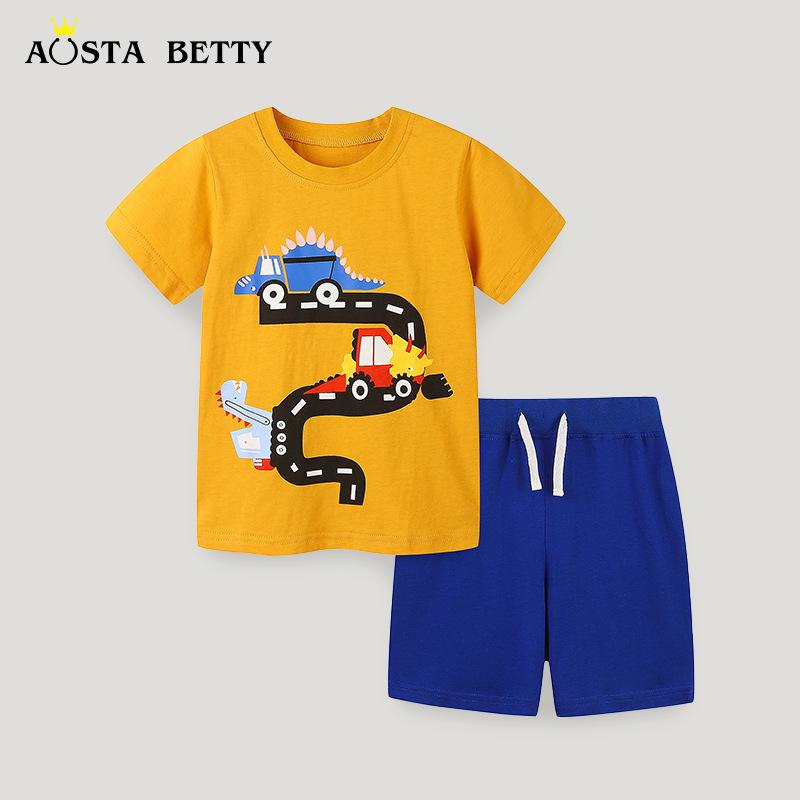 Summer Kids European Style Knitted Cotton Short Sleeve Two-Piece Set for Boys 5 Years (115cm)
Summer Kids European Style Knitted Cotton Short Sleeve Two-Piece Set for Boys 5 Years (115cm)