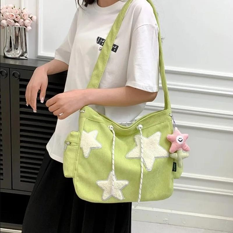 Niche Design Handbag Star Female Student Large Capacity Commuting Tote Corduroy Shoulder Crossbody Bag
Niche Design Handbag Star Female Student Large Capacity Commuting Tote Corduroy Shoulder Crossbody Bag