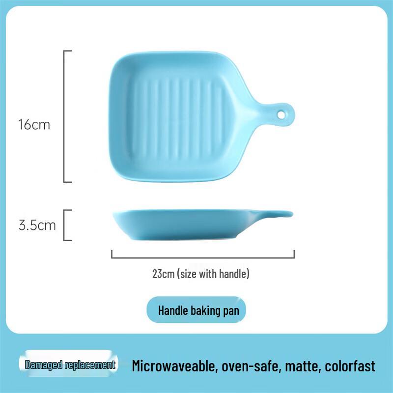 Nordic Ceramic 9-inch Square Baking Dish with Handle
Nordic Ceramic 9-inch Square Baking Dish with Handle