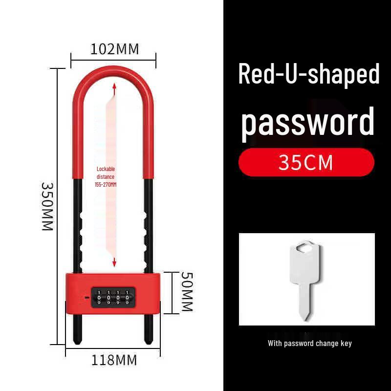 Multi-Purpose U-Lock Password Lock
Multi-Purpose U-Lock Password Lock