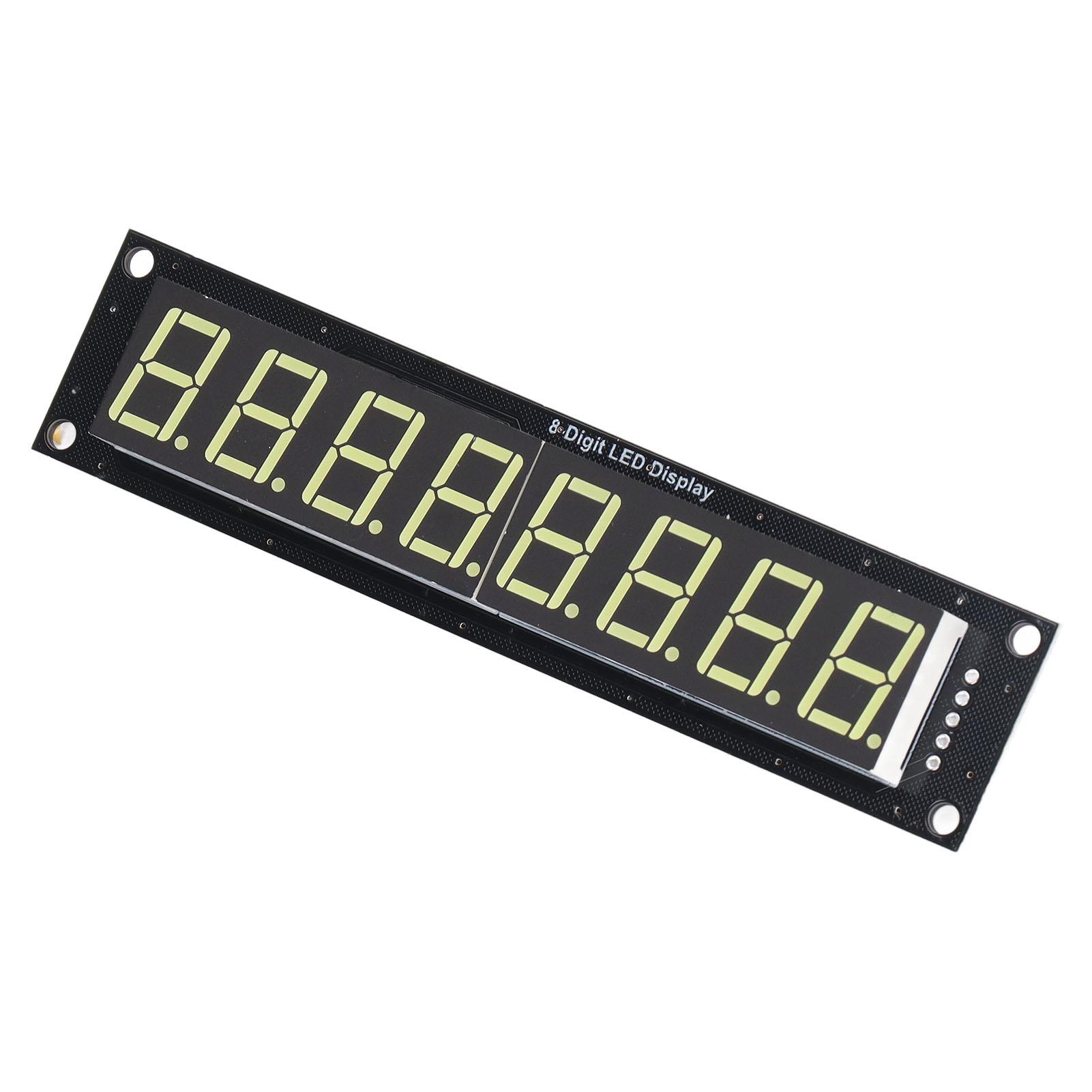 8 Digit Tube LED Segment Display 74HC595 Driver Digital Optoelectronic Module White 0.56in
8 Digit Tube LED Segment Display 74HC595 Driver Digital Optoelectronic Module White 0.56in