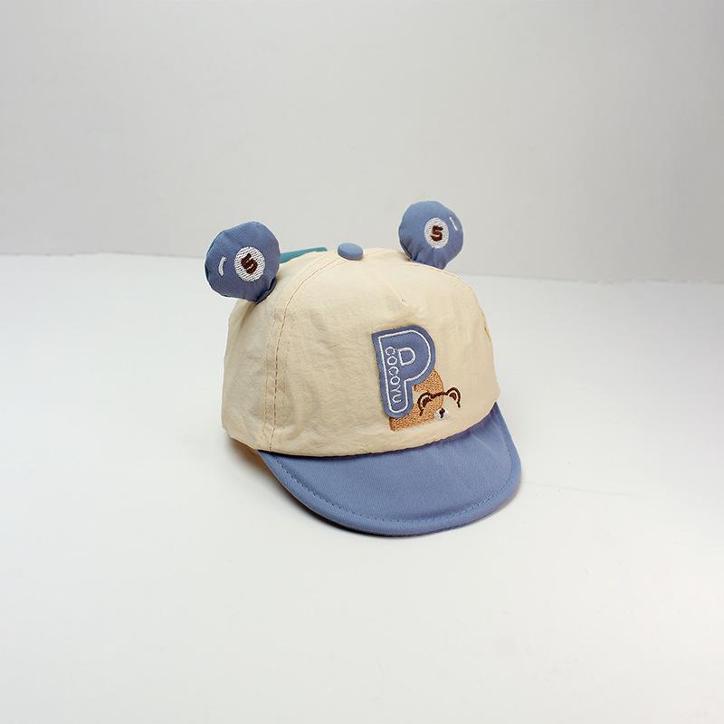 2026 Spring/Summer Unisex Baby Sun Hat (6-12 Months) - Cute Korean Style Little Bear Baseball Cap with Soft Brim 48cm синій
2026 Spring/Summer Unisex Baby Sun Hat (6-12 Months) - Cute Korean Style Little Bear Baseball Cap with Soft Brim 48cm синій