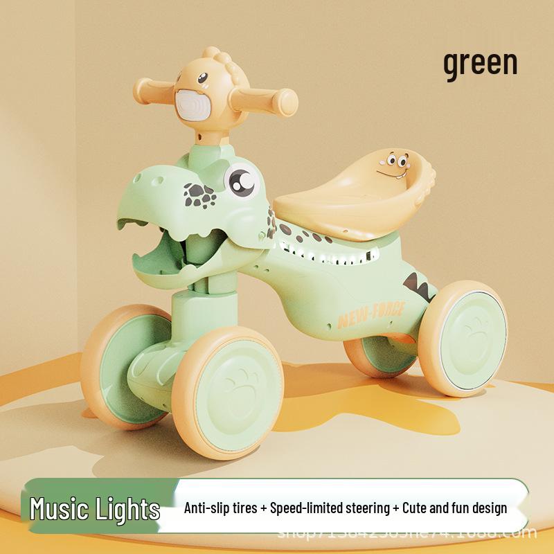 Little Dinosaur Toddler Balance Bike: Anti-Rollover, 4-Wheel Walker for Ages 1-4
Little Dinosaur Toddler Balance Bike: Anti-Rollover, 4-Wheel Walker for Ages 1-4
