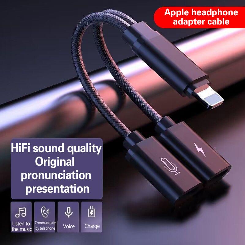 Audio Cable Charging 2 In 1 For Iphone14 13 12 11 Pro Max X 8 Accesorios Charging Cable Headphone Audio Aux Adapter Charger B1
Audio Cable Charging 2 In 1 For Iphone14 13 12 11 Pro Max X 8 Accesorios Charging Cable Headphone Audio Aux Adapter Charger B1