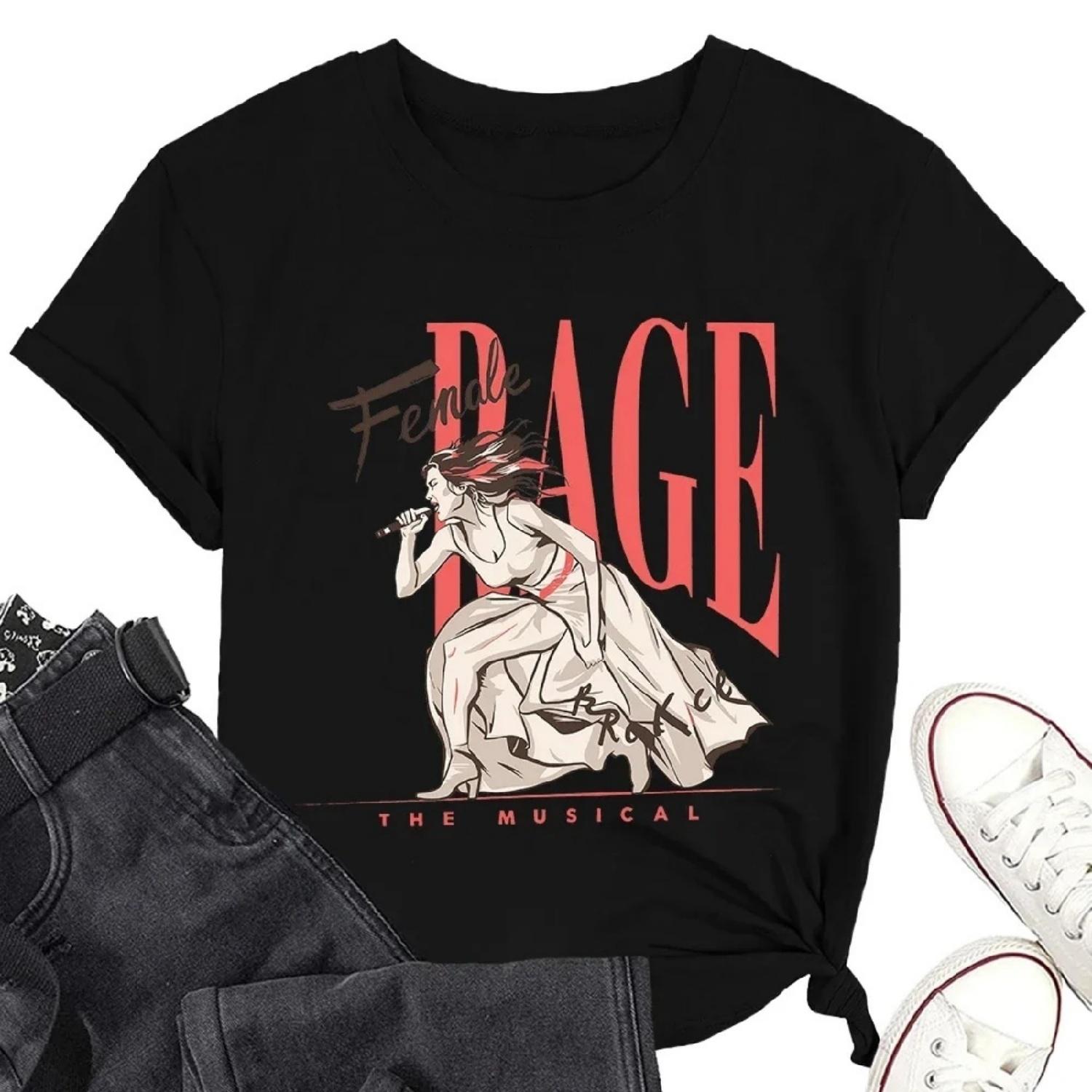 Female Rage The Musical Eras Concert Tee TTPD Fan Gift Tortured Poets Department women clothing shirts for women y2k top XXXXXL різнокольоровий
Female Rage The Musical Eras Concert Tee TTPD Fan Gift Tortured Poets Department women clothing shirts for women y2k top XXXXXL різнокольоровий