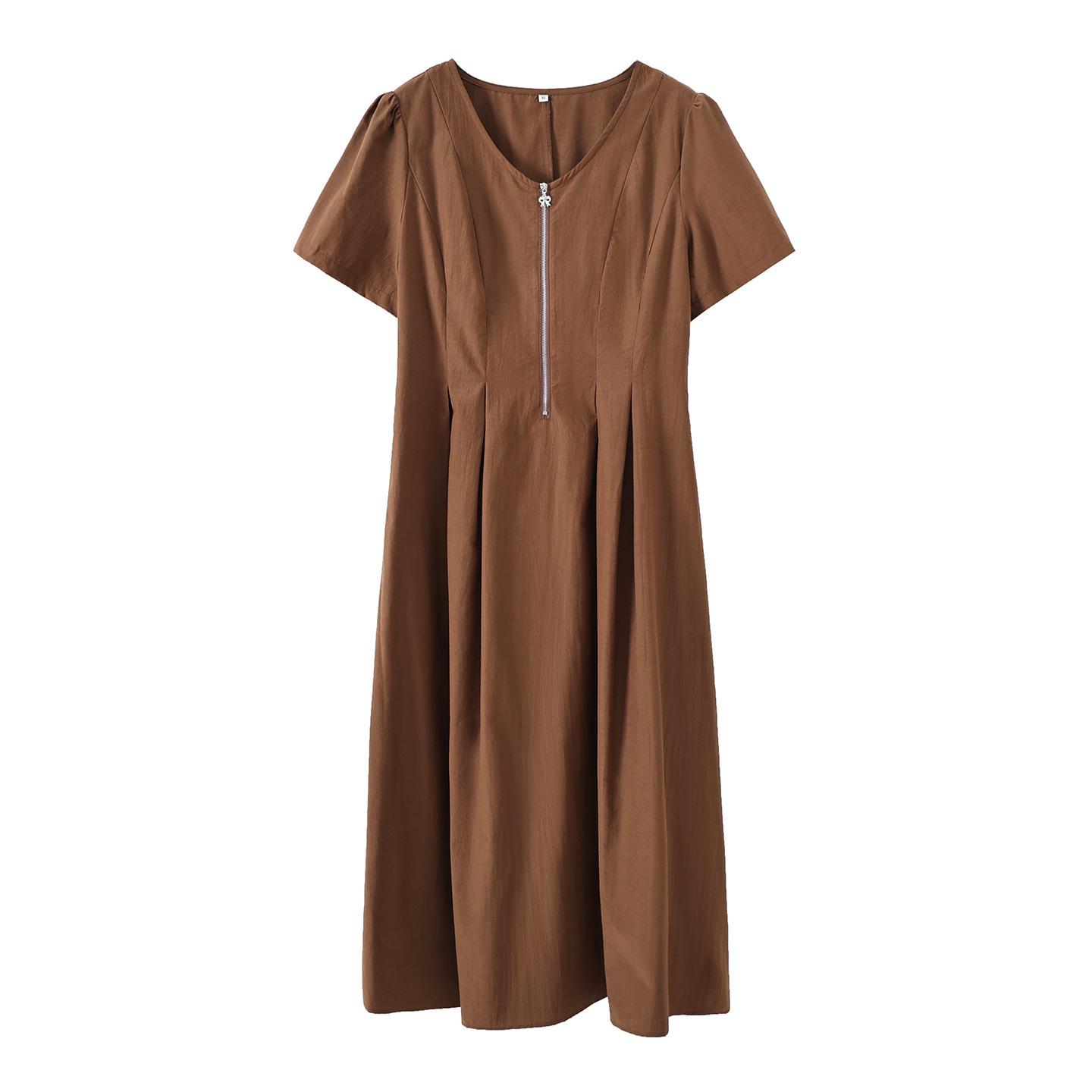 Zhi Xuan Plus Size Women s High-Intelligence Slimming Work Dress, Summer 2026, Waist-Cinching Mid-Length Skirt. 4XL (90-100 kg) кофейный
Zhi Xuan Plus Size Women s High-Intelligence Slimming Work Dress, Summer 2026, Waist-Cinching Mid-Length Skirt. 4XL (90-100 kg) кофейный