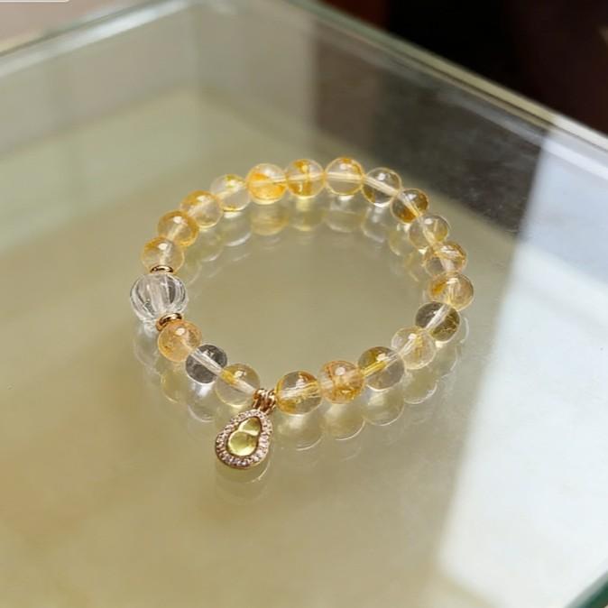 gold Original Design Natural Yellow Amethyst Crystal Bracelet with Gourd Pendant for Women, Light Luxury Fashion Jewelry 【gold Memories】
gold Original Design Natural Yellow Amethyst Crystal Bracelet with Gourd Pendant for Women, Light Luxury Fashion Jewelry 【gold Memories】