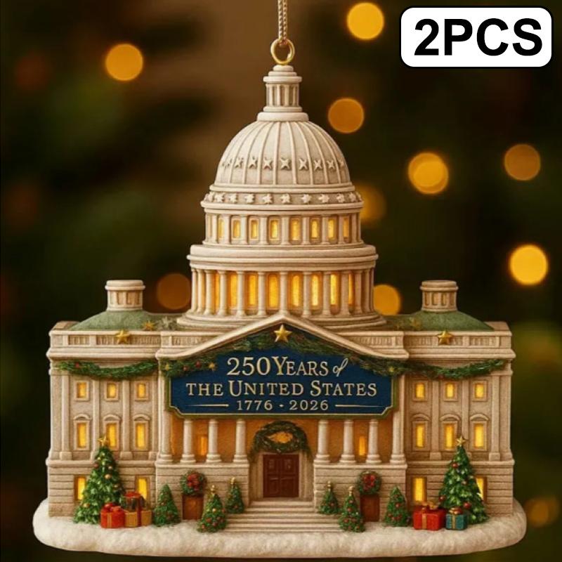 2D Acrylic United States 250th Anniversary Bell Ornament Patriotic Commemorative Doorbell Home Xmas Tree Hanging Decoration
2D Acrylic United States 250th Anniversary Bell Ornament Patriotic Commemorative Doorbell Home Xmas Tree Hanging Decoration