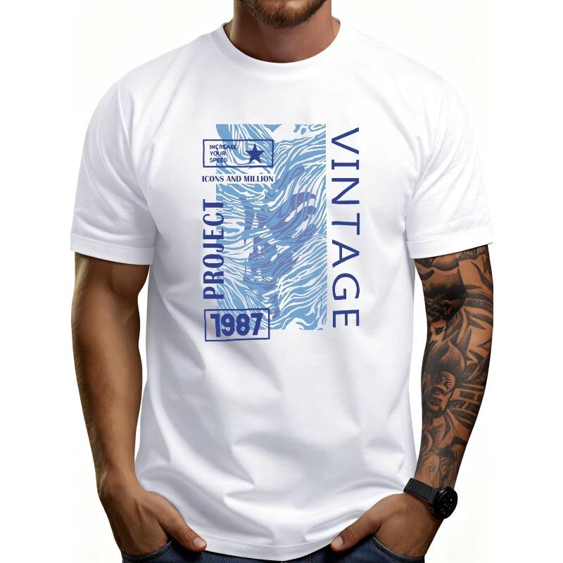 Casual Style Men s T-Shirt Vintage Project 1987 Wave Design Summer Wear Gift for Him S белый
Casual Style Men s T-Shirt Vintage Project 1987 Wave Design Summer Wear Gift for Him S белый
