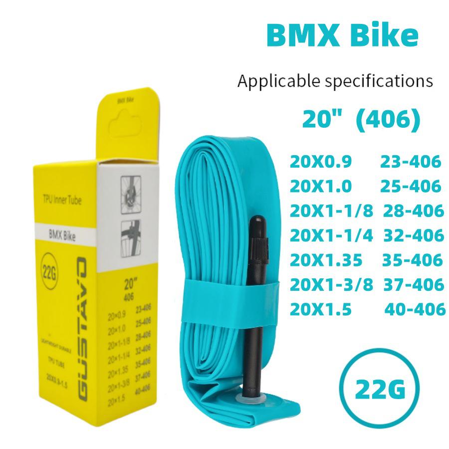 GUSTAVO BMX 20 TPU Внутренняя камера для складных велосипедов (20x0.9-1.5/20x1.75-2.5) 20X0.9-1.5 Valve 65MM (451) темно-зеленого
GUSTAVO BMX 20 TPU Внутренняя камера для складных велосипедов (20x0.9-1.5/20x1.75-2.5) 20X0.9-1.5 Valve 65MM (451) темно-зеленого