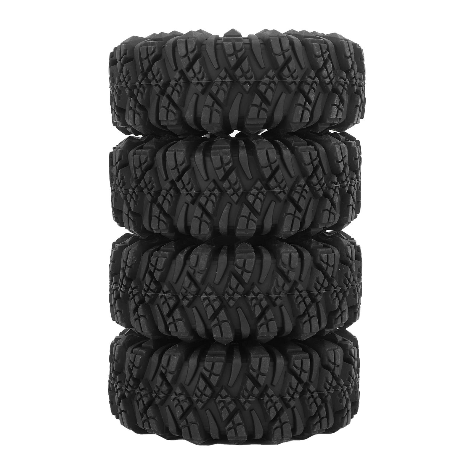 4Pcs RC Crawler Tires 1.9inch Rubber Outstanding Grip High Cushioning High Abrasion Resistance
4Pcs RC Crawler Tires 1.9inch Rubber Outstanding Grip High Cushioning High Abrasion Resistance
