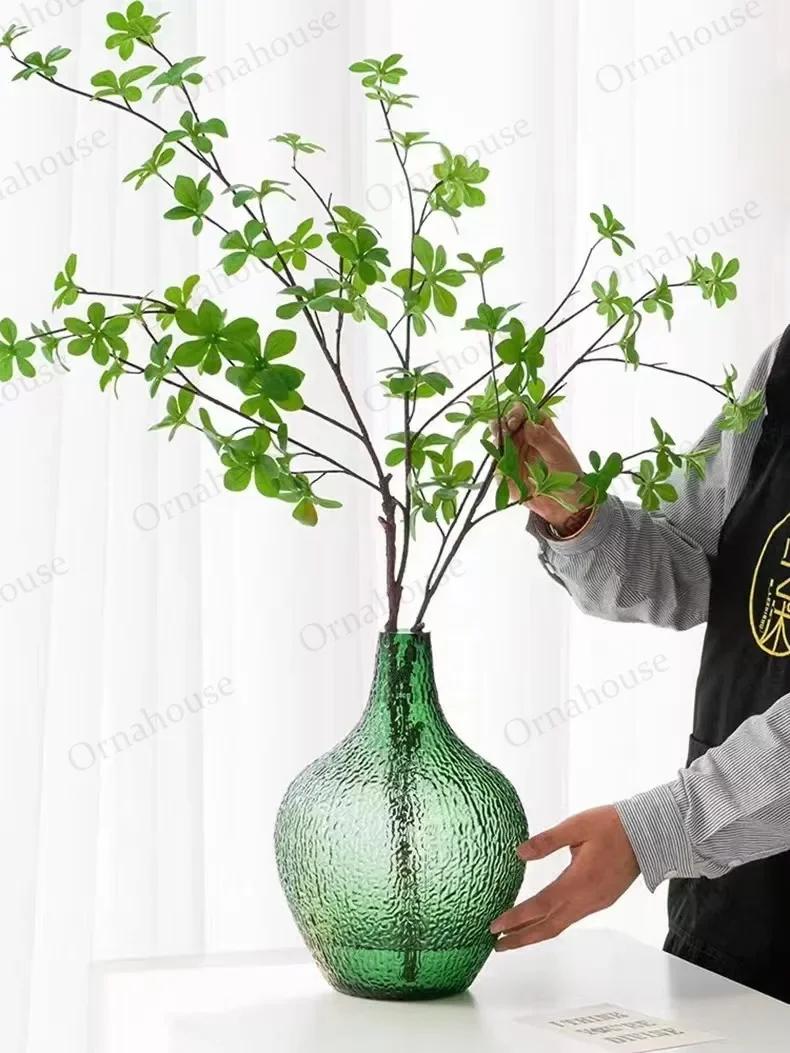 Japanese Style Drunken Wood Small Mouth Glass Vase Decoration, Living Room Flower Arrangement, Simple Hydroponic Floor Vase
Japanese Style Drunken Wood Small Mouth Glass Vase Decoration, Living Room Flower Arrangement, Simple Hydroponic Floor Vase