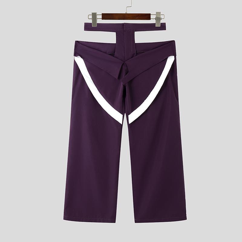 INCERUN Men Strappy Waist Stitching Long Trousers Zipper Up Long Pants 5XL фіолетовий
INCERUN Men Strappy Waist Stitching Long Trousers Zipper Up Long Pants 5XL фіолетовий