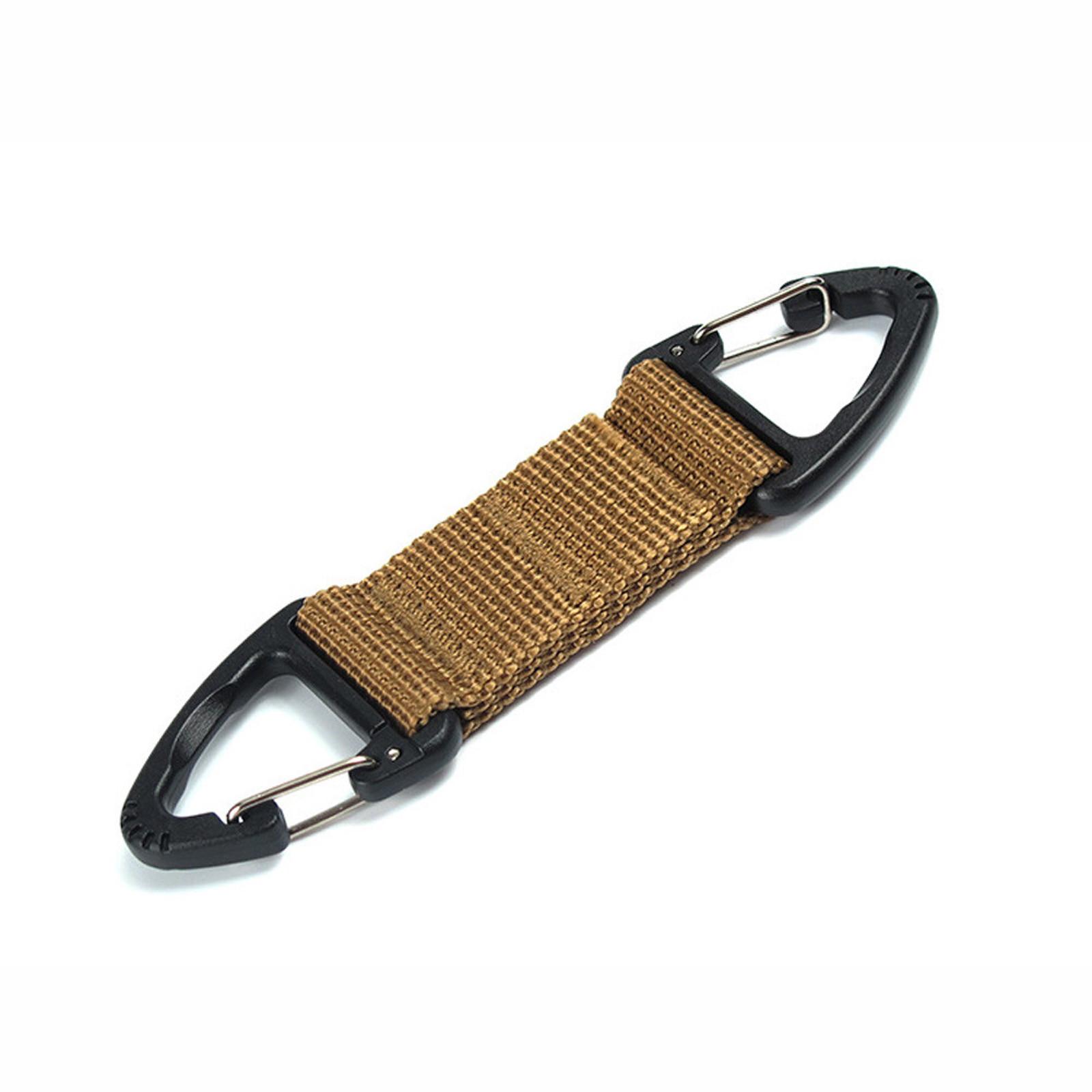 Durable Triangular Webbing Backpack Hook Strap with Dual Carabiner Attachment for Outdoor Gear Organization One Size
Durable Triangular Webbing Backpack Hook Strap with Dual Carabiner Attachment for Outdoor Gear Organization One Size
