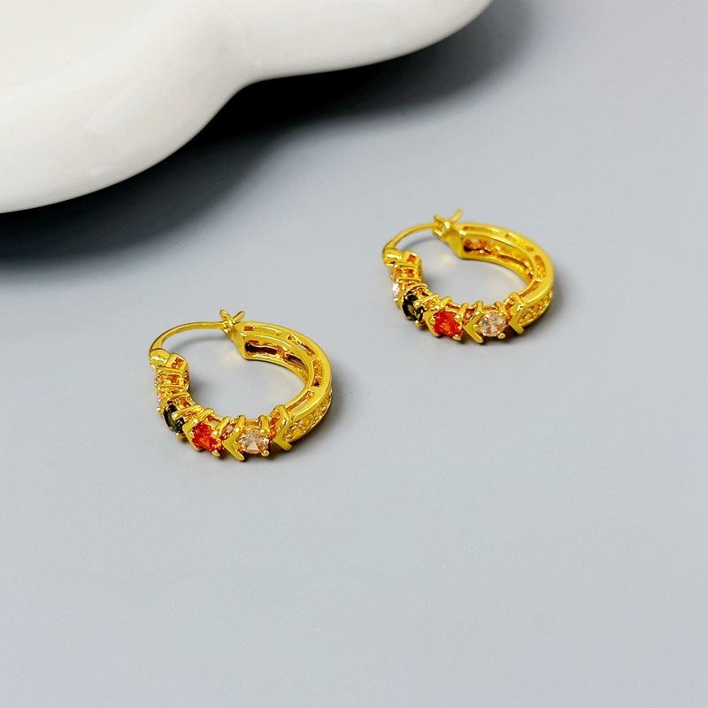 Manufacturer S Supply Sweet Fairy Gas Classic Color Zircon Earrings High-End Niche Earrings Female Spot
Manufacturer S Supply Sweet Fairy Gas Classic Color Zircon Earrings High-End Niche Earrings Female Spot