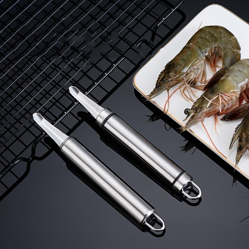 1pc Premium Stainless Steel Shrimp Deveiner, Easy Prawn Back Cutter & Shell Remover, Efficient Seafood Cleaning Tool United States
1pc Premium Stainless Steel Shrimp Deveiner, Easy Prawn Back Cutter & Shell Remover, Efficient Seafood Cleaning Tool United States