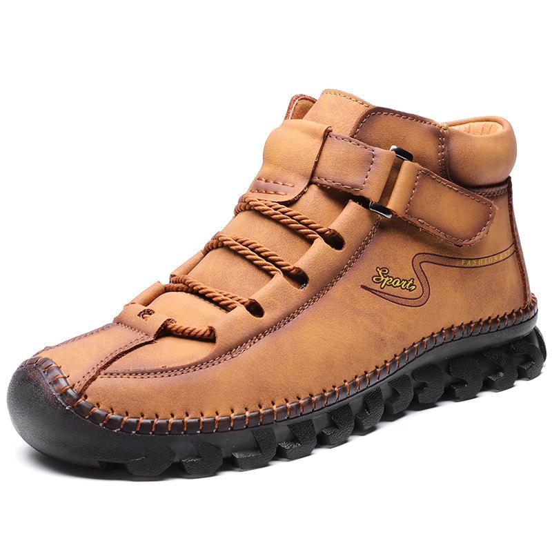 Men s leather boots autumn and winter new men s high-top Martin boots handmade outdoor casual leather boots large size 7008 48
Men s leather boots autumn and winter new men s high-top Martin boots handmade outdoor casual leather boots large size 7008 48