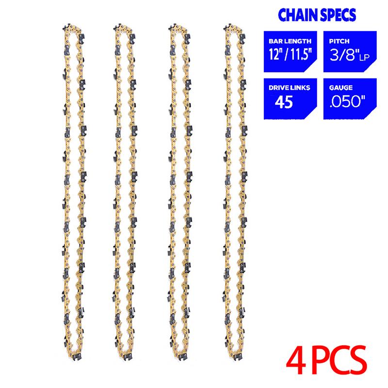 1/2/3/4 шт. 12 /11.5 дюймов золотая цепная пила 45 звеньев 3/8 LP цепь цепной пилы / направляющая для цепной пилы сменные детали цепной пилы аксессуар 4pcs chain
1/2/3/4 шт. 12 /11.5 дюймов золотая цепная пила 45 звеньев 3/8 LP цепь цепной пилы / направляющая для цепной пилы сменные детали цепной пилы аксессуар 4pcs chain