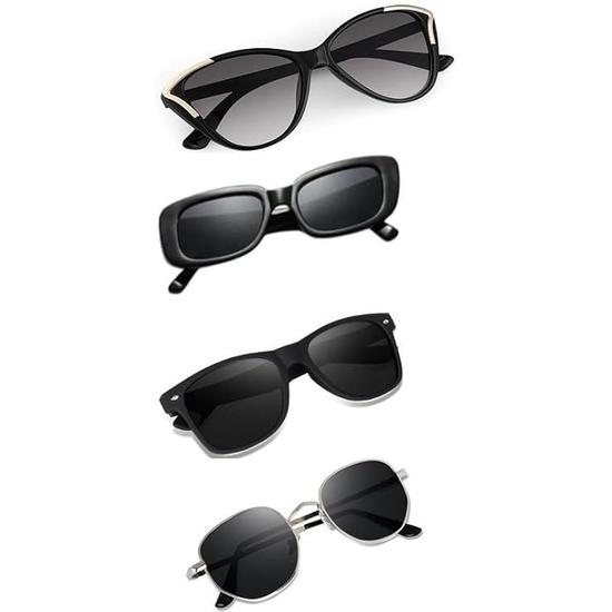 Sheomy Unisex Combo предлагает набор из 4 очков, солнцезащитные очки «кошачий глаз», прямоугольные, ретро, винтажные, узкие, женские::Мужчины, ACAT-143
Sheomy Unisex Combo предлагает набор из 4 очков, солнцезащитные очки «кошачий глаз», прямоугольные, ретро, винтажные, узкие, женские::Мужчины, ACAT-143