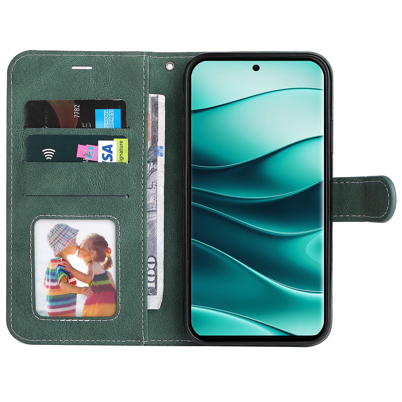 For Xiaomi Redmi Note 14 Pro+ 5G/Note 14 Pro 5G/Poco X7 5G Case Flip Wallet Leather Phone Cover 3 Color Splicing Green
For Xiaomi Redmi Note 14 Pro+ 5G/Note 14 Pro 5G/Poco X7 5G Case Flip Wallet Leather Phone Cover 3 Color Splicing Green