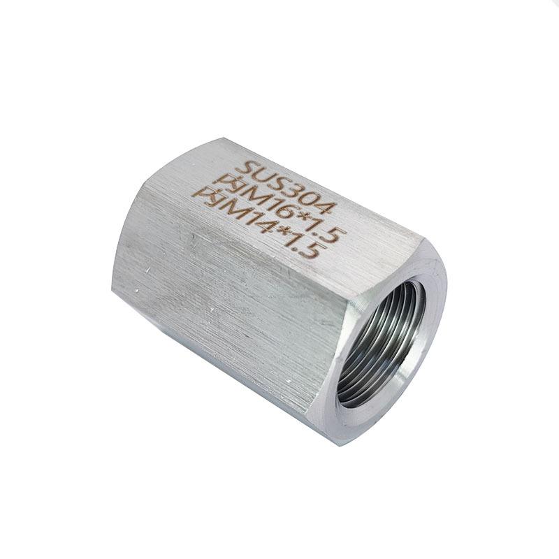 Stainless Steel 304 Metric Reducing Adapter: Internal Thread M16X1.5 to M14X1.5 (0964)
Stainless Steel 304 Metric Reducing Adapter: Internal Thread M16X1.5 to M14X1.5 (0964)