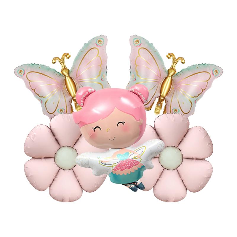 5PCS Little Fairy Balloons with Small Daisy Pink Bow for Girl Flower Fairy Princess Birthday Party Decor Globos AS PICTURE
5PCS Little Fairy Balloons with Small Daisy Pink Bow for Girl Flower Fairy Princess Birthday Party Decor Globos AS PICTURE