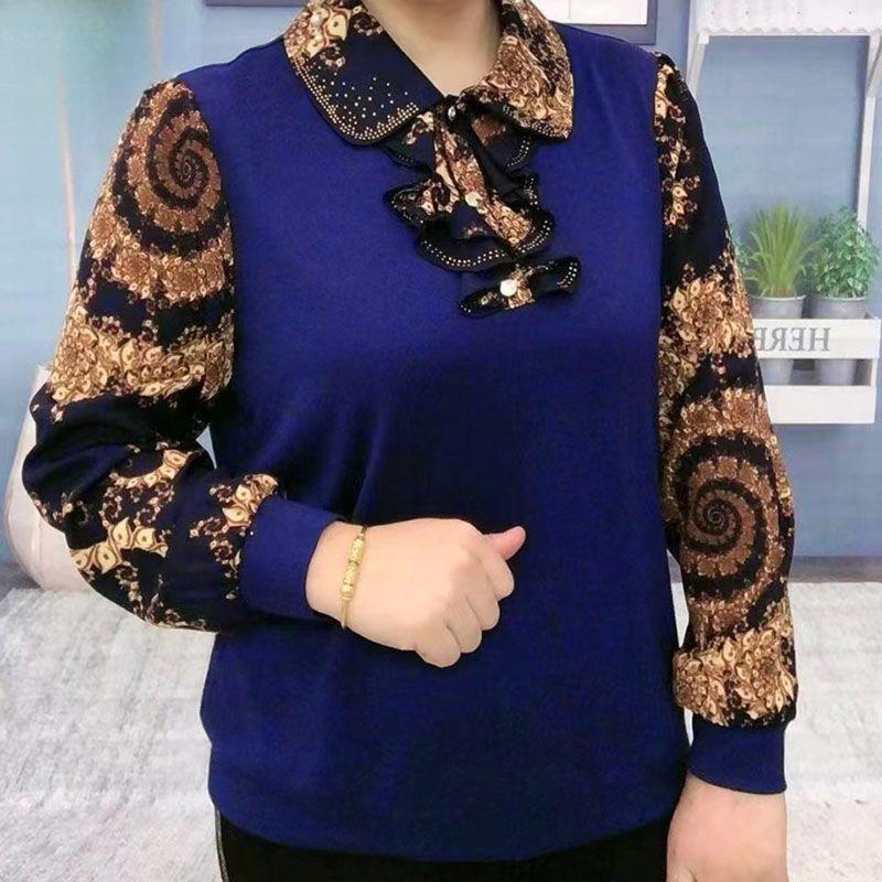 Women s Floral Patchwork Blouse Spring Thin Loose Turn-down Collar Pullover Blouse 4XL синій
Women s Floral Patchwork Blouse Spring Thin Loose Turn-down Collar Pullover Blouse 4XL синій