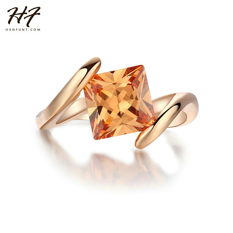 Square Orange Crystal Engagement Wedding Rings for Women Rose Gold Color Fashion Brand Yellow Cubic Zirconia Jewelry R419 8
Square Orange Crystal Engagement Wedding Rings for Women Rose Gold Color Fashion Brand Yellow Cubic Zirconia Jewelry R419 8