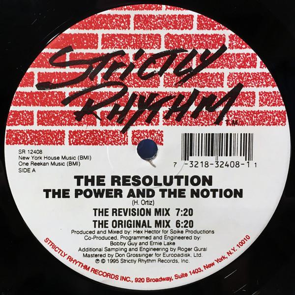 12inch Record HEX HECTOR, THE RESOLUTION - The Power And The Notion / I Want U SR12408 Strictly Rhythm 1995 US Dance & Electronica Used
12inch Record HEX HECTOR, THE RESOLUTION - The Power And The Notion / I Want U SR12408 Strictly Rhythm 1995 US Dance & Electronica Used
