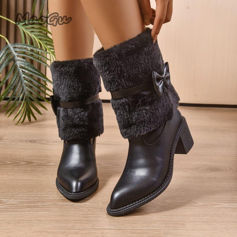 Cozy Women s White Boots Mid-Calf Chunky Heel Winter Warm Slip-on Booties Comfortable Casual Fashion Shoes for Women Botas Mujer 43 чорний
Cozy Women s White Boots Mid-Calf Chunky Heel Winter Warm Slip-on Booties Comfortable Casual Fashion Shoes for Women Botas Mujer 43 чорний