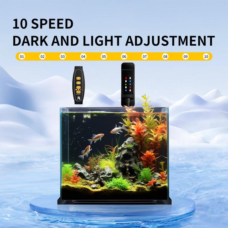 Fish Tank Clip On Light, 360 Rotation Mini Aquarium Light With Timer, 6W USB Aquarium LED For Small Fish Tank
Fish Tank Clip On Light, 360 Rotation Mini Aquarium Light With Timer, 6W USB Aquarium LED For Small Fish Tank