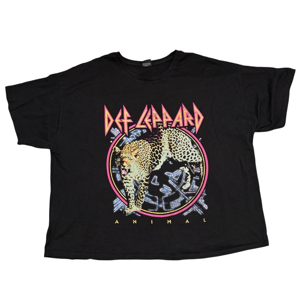 Def Leppard Shirt 2XL Black Tour Concert Rock Band Tee Music Merch Graphic Print Unisex T-Shirt XXXXL
Def Leppard Shirt 2XL Black Tour Concert Rock Band Tee Music Merch Graphic Print Unisex T-Shirt XXXXL